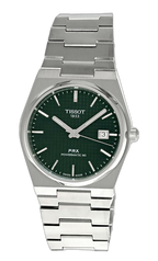 Tissot PRX Powermatic 80 Green Dial Silver Steel Strap Watch for Men - T137.207.11.091.00