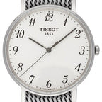 Tissot T Classic Everytime Medium White Dial Two Tone NATO Strap Watch for Women - T109.410.18.032.00