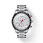 Tissot T Sport PRS 516 Chronograph White Dial Silver Steel Strap Watch For Men - T100.417.11.031.00