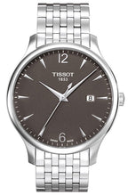 Tissot T Classic Tradition Grey Dial Silver Steel Strap Watch For Men - T063.610.11.067.00
