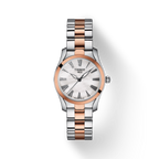 Tissot T Wave Mother of Pearl Dial Two Tone Steel Strap Watch For Women - T112.210.22.113.01