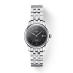 Tissot Le Locle Automatic Lady Black Dial Silver Steel Strap Watch For Women - T006.207.11.058.00