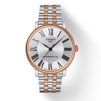 Tissot Carson Premium Powermatic 80 Silver Dial Two Tone Steel Strap Watch For Men - T122.407.22.033.00
