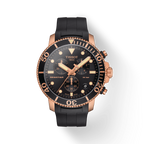 Tissot Seastar 1000 Chronograph Black Dial Black Rubber Strap Watch For Men - T120.417.37.051.00
