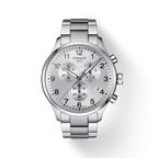 Tissot Chrono XL Classic Silver Dial Silver Steel Strap Watch For Men - T116.617.11.037.00