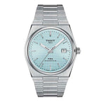 Tissot PRX Powermatic 80 Ice Blue Tiffany Dial Silver Steel Strap Watch for Men - T137.407.11.351.00