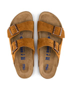 Arizona Soft Footbed Mink Suede Leather Sandals