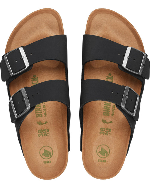 Arizona Vegan Black Birko-Flor Sandals