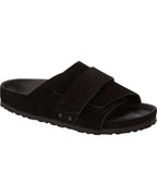 Kyoto Exquisite Black Suede Leather Sandals