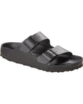 Arizona Exquisite Black Leather Sandals