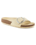Madrid Big Buckle High Shine Butter Leather Sandals