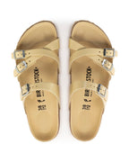 Franca High Shine Butter Leather Sandals