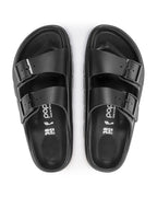 Arizona Chunky Exquisite Black Leather Sandals