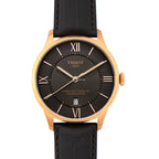 Tissot Chemin des Tourelles Powermatic 80 Brown Dial Brown Leather Strap Watch for Men - T099.407.36.448.00