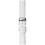Tissot Dressport Chronograph Mother of Pearl Dial White Leather Strap Watch for Women - T050.217.17.117.00