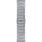 Tissot PRX Powermatic 80 Automatic 18K Gold Blue Dial Silver Steel Strap Watch for Men - T931.407.41.041.00