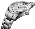 Longines Spirit Prestige Edition Automatic COSC Stainless Steel Silver Dial Interchangeable Brown Leather/NATO Strap Date Mens Watch L3.810.4.73.9