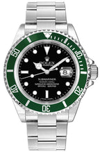 Rolex Submariner Date Green Aluminum Bezel Men's Luxury Watch 16610LV