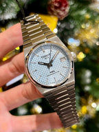 Tissot PRX Powermatic 80 Ice Blue Dial Silver Steel Strap Watch for Men - T137.207.11.351.00