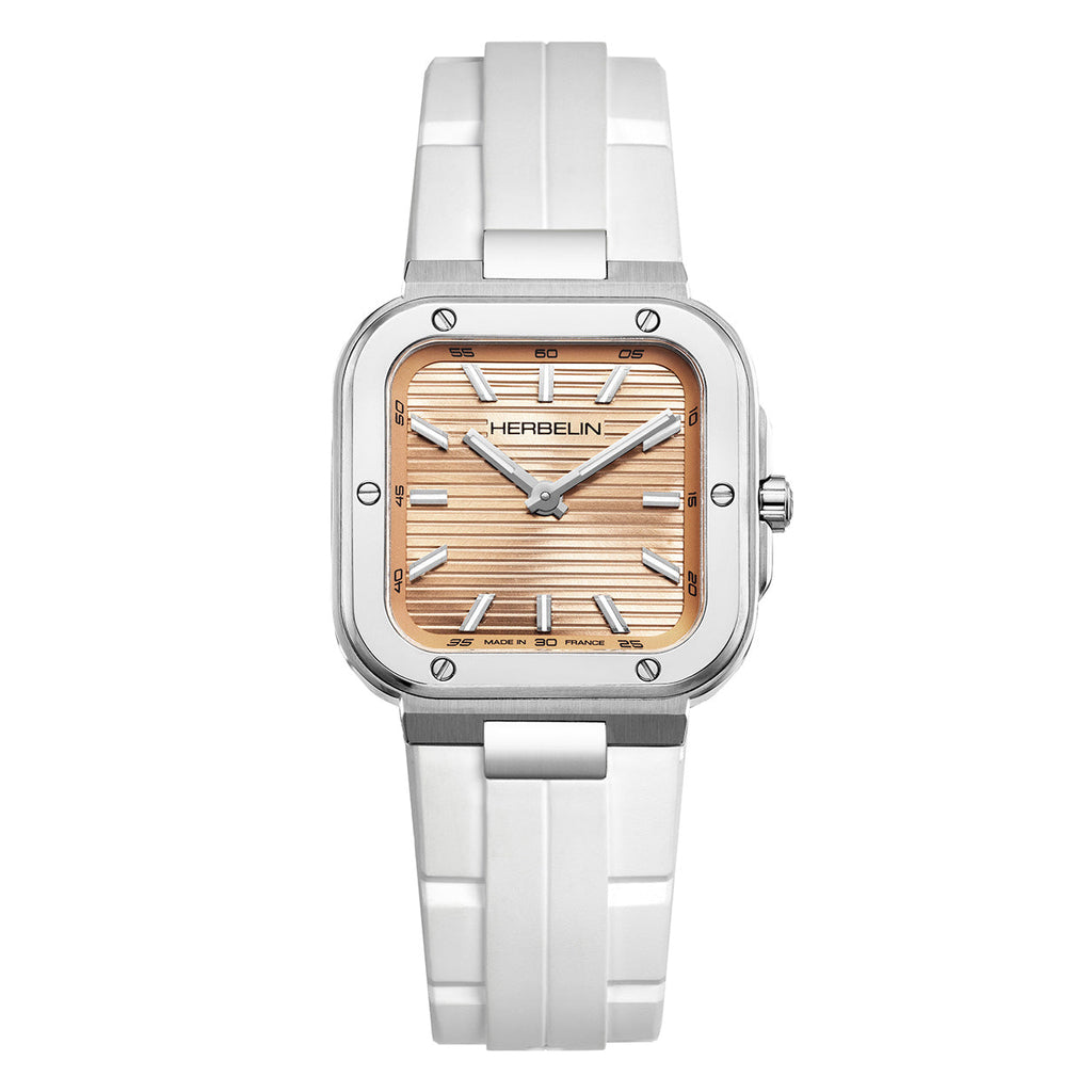 Herbelin Cap Camarat Square Ladies Rosé Watch