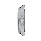 Tissot Seastar 1000 Mother of Pearl White Dial White Rubber Strap Watch for Women - T120.210.17.116.00
