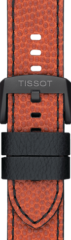 Tissot Chrono XL NBA Special Edition Black Dial Brown Leather Strap Watch for Men - T116.617.36.051.12