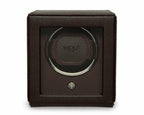Wolf "Cub" Single Watch Winder with Cover - Vegan Leather