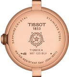 Tissot Bellissima Small Lady White Dial Brown Leather Strap Watch For Women - T126.010.36.013.00