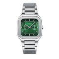 CLUSE Quadrus Multifunction Stainless Steel Green Dial Silver Men's Watch CW26202