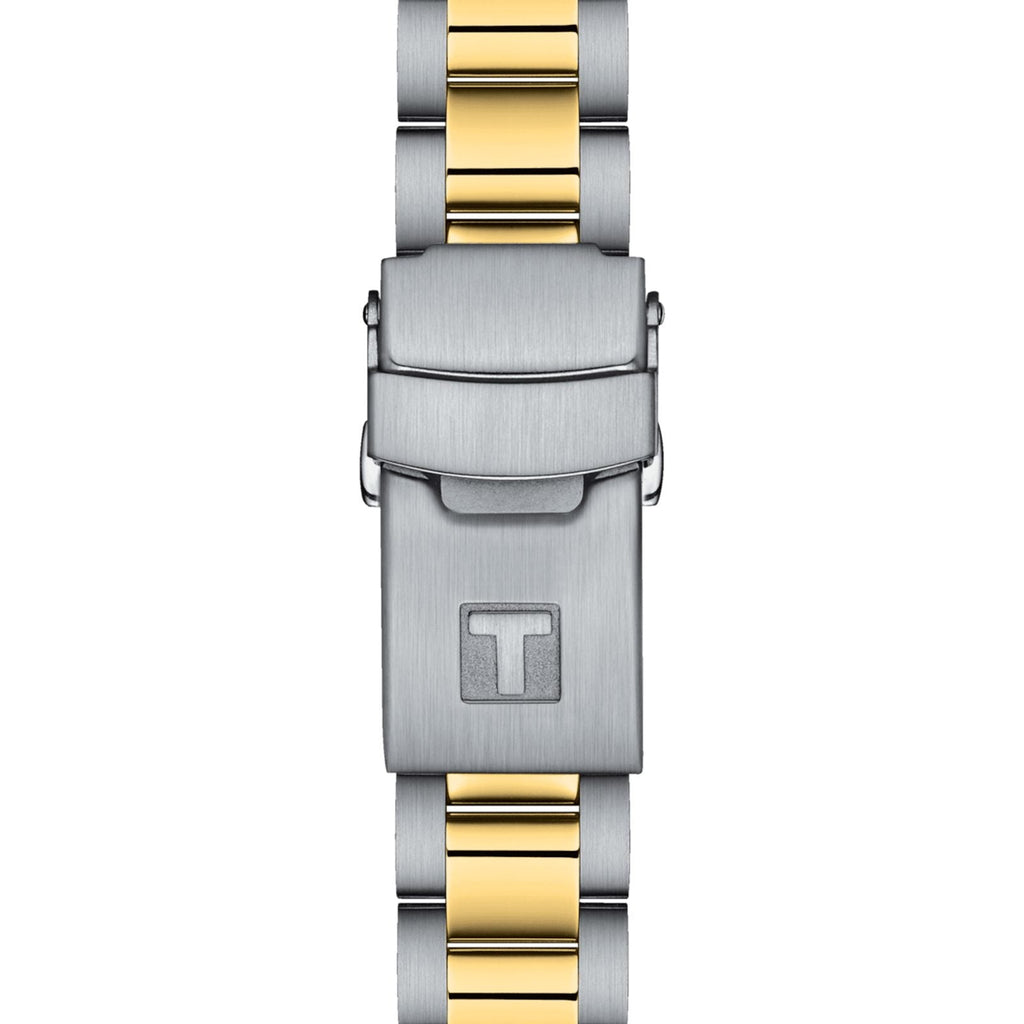 Tissot Seastar 1000 Black Dial Two Tone Steel Strap Watch for Women - T120.210.22.051.00