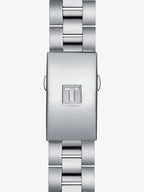 Tissot PR 100 Sport Chic Chronograph Diamonds Blue Dial Silver Steel Strap Watch for Women - T101.917.11.046.00