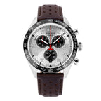 Tissot T Sport PRS 516 Chronograph Silver Dial Brown Leather Strap Watch for Men - T131.617.16.032.00