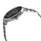 Tissot T Classic Carson Premium Powermatic 80 Black Dial Silver Steel Strap Watch For Men - T122.407.11.051.00