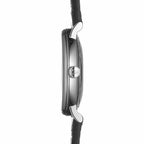 Tissot Carson Premium Powermatic 80 Black Dial Black Leather Strap Watch For Men - T122.407.16.051.00