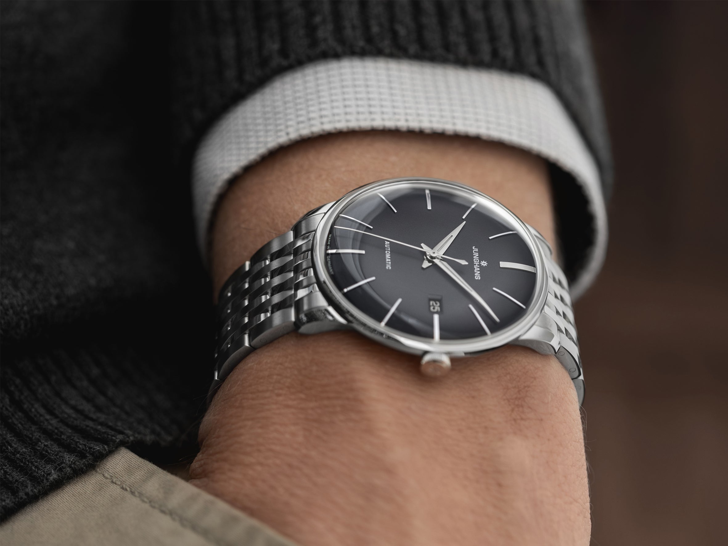 Junghans Meister Automatic Men's Black Watch