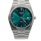 Tissot PRX Green Dial Silver Steel Strap Watch for Men - T137.410.33.091.00