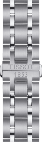Tissot T Classic Couturier Chronograph White Dial Silver Steel Strap Watch For Men - T101.617.11.031.00