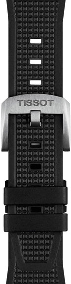 Tissot PRX Black Dial Black Rubber Strap Watch For Men - T137.410.17.051.00