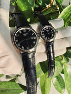 Tissot Classic Dream Black Dial Black Leather Strap Watch for Men - T033.410.16.053.01