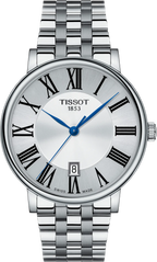 Tissot Carson Premium Silver Dial Silver Steel Strap Watch for Men - T122.417.11.033.00