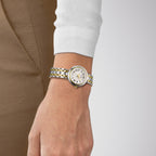 Tissot Bellissima Small Lady Mother of Pearl Dial Two Tone Steel Strap Watch For Women - T126.010.22.013.00