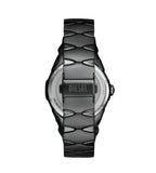 Diesel D-Sruptor Black Stainless Steel Silver Dial Watch DZ2213