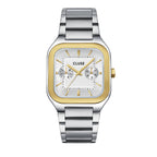 CLUSE Quadrus Multifunction Stainless Steel Silver Two Tone Men's Watch CW26201