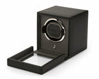 Wolf "Cub" Single Watch Winder with Cover - Vegan Leather