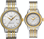 Tissot T Classic Carson Automatic White Dial Two Tone Steel Strap Watch for Men - T085.407.22.011.00