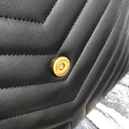 Serenityll™ 100222 Luxury Bag Black in Gold 32x22x11cm