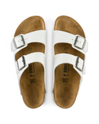 Arizona White Birko-Flor Sandals
