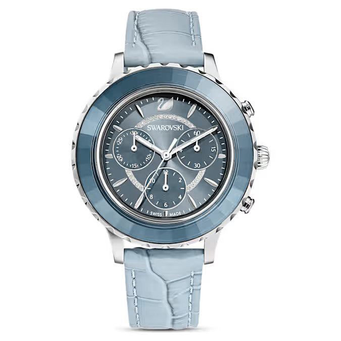 Swarovski Octea Lux Chronograph Ladies Blue Watch