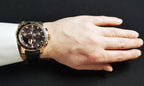 Tissot Supersport Chrono Black Dial Black Leather Strap Watch for Men - T125.617.36.051.00