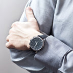 Tissot T Classic Tradition Chronograph Black Dial Black Leather Strap Watch For Men - T063.617.16.057.00